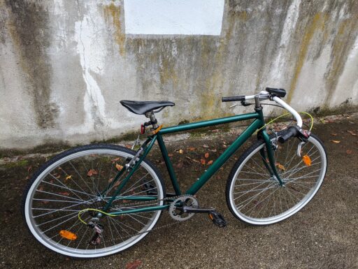 Bici uomo trekking, personalizzazione Cafè Racer