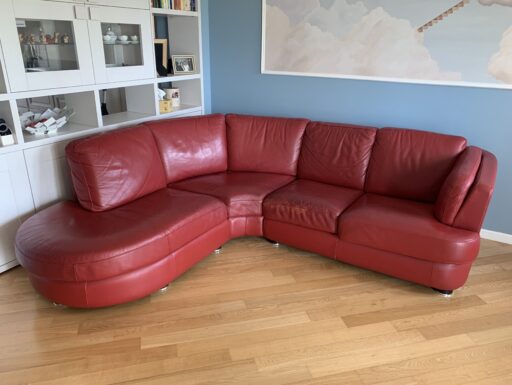 Divano in pelle Rosini