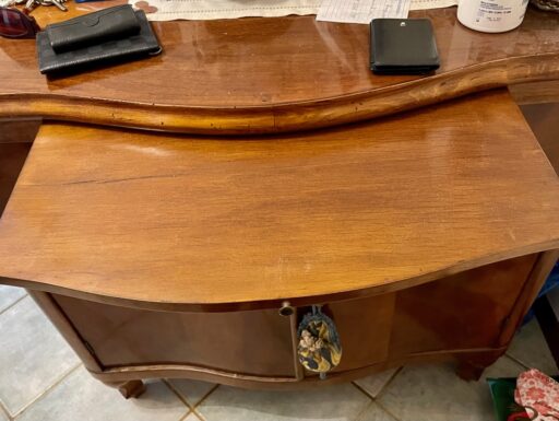 Credenza due ante stile Luigi XIV