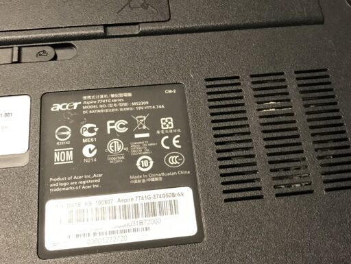 Notebook Acer 7741g Ram 4gb Disco Ssd240gb Svideo Dedicata