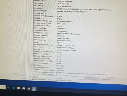 Desktop completo AsusTek + Tablet Hamlet Zelig Pad 412 LTE
