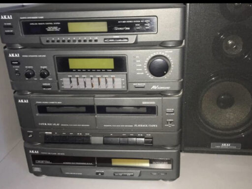 Impianto stereo modernariato