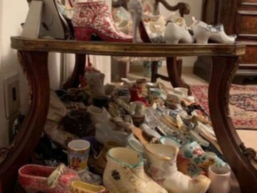 Scarpette vintage fine anni 800 primi anni 900