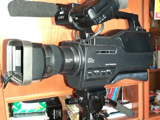 Camcorder Sony HVR-HD1000E con registrazione HD/SD