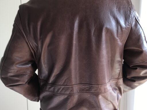 Giubbotto cuoio uomo imbottito