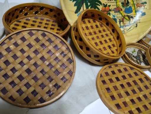Oggetti vintage in bambù
