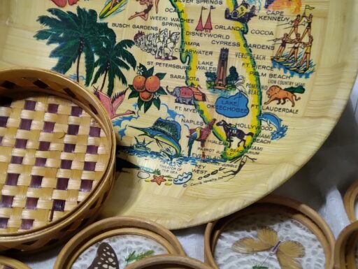 Oggetti vintage in bambù