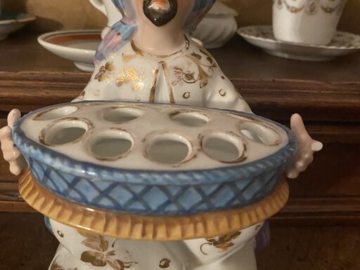 Portasigarette in porcellana vintage