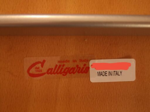 Tavolo Calligaris con sedie