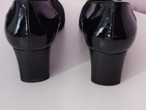 Décolleté Starlet vernice e camoscio nero n 40