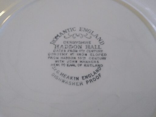 Servizio Penshurst Place Romantic England piatti Dolce