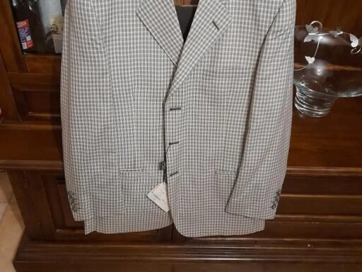 Abito uomo tg 46 drop 6 spezzato in seta lavata ultimo capo