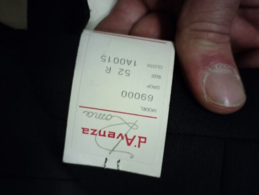 Completo uomo di Davide Cenci taglia 52