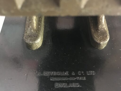 Calendario perpetuo “Reyrolle” inglese anni 50