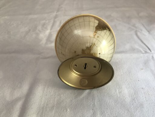 Mappamondo/salvadenaio banca americana anni 60