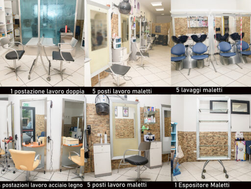 Arredamento usato per parrucchiere