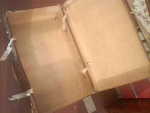 Valigia vintage in pelle