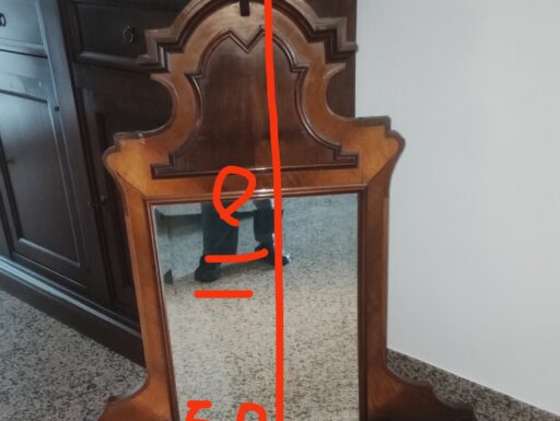 Specchiera vintage fine 800