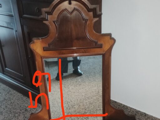 Specchiera vintage fine 800