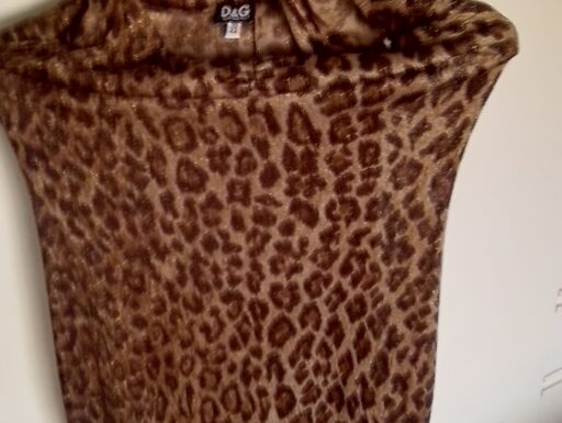 Abito da sera D&G, maculato, collezione limitata