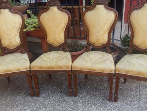 4 sedie antiche