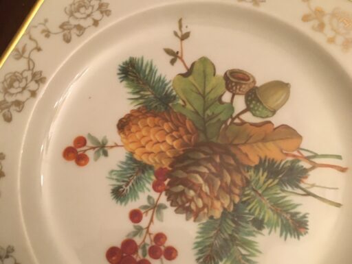 Servizio dolce in Limoges, raffinata porcellana