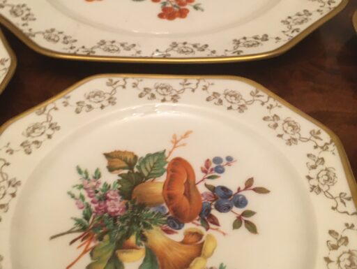 Servizio dolce in Limoges, raffinata porcellana