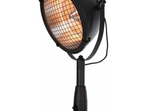 Sunred Radiatore a Piedistallo Indus 2100 W Alogeno Nero