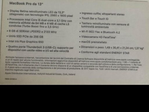 Macbook pro touchbar