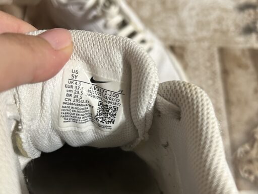 Scarpe nike ragazza n.37,5 bianche