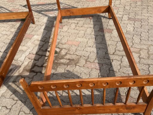 Letti singoli ciliegio