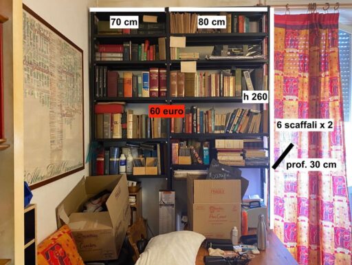 Scaffali in ferro laccati nero