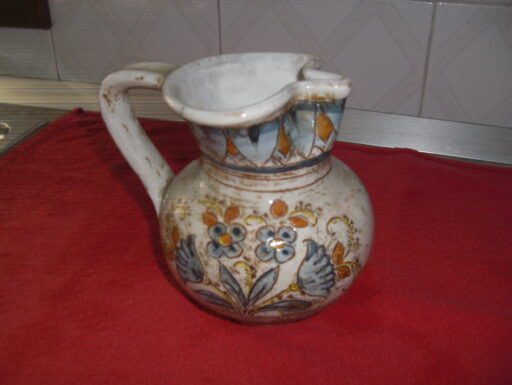 Francia saint omer vaso brocca ceramica fine anni ’40 buone