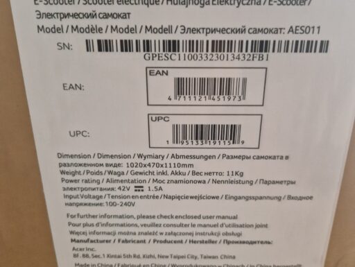 Monopattino acers series1