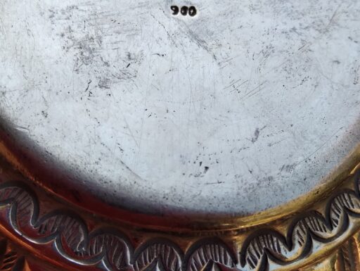 Posacenere indiano in argento