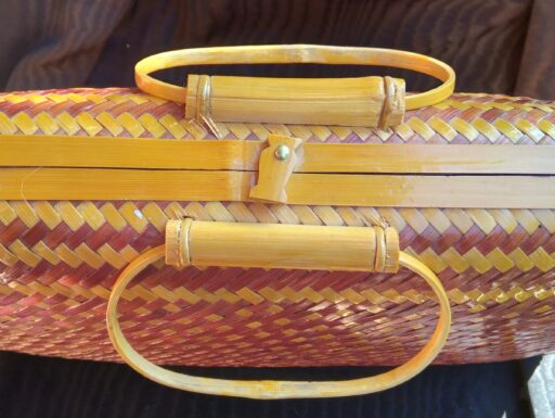 Borsa in vimini vintage