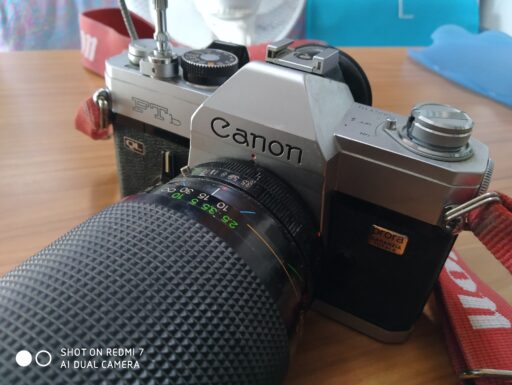 Canon ftb con obbiettivi