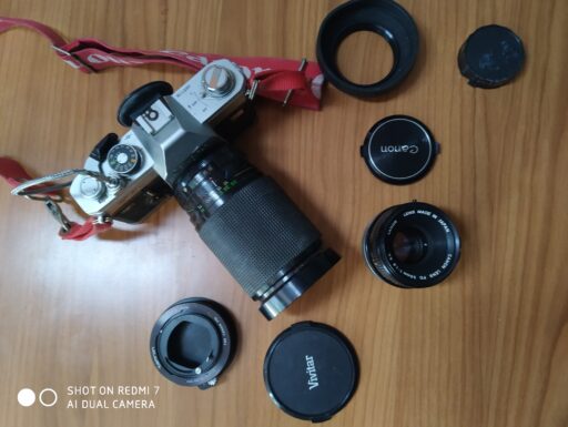 Canon ftb con obbiettivi