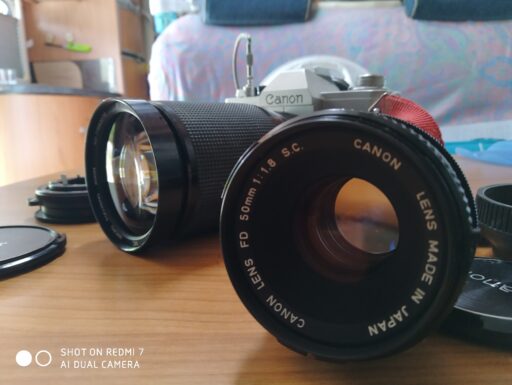 Canon ftb con obbiettivi