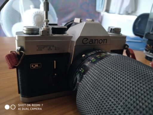 Canon ftb con obbiettivi