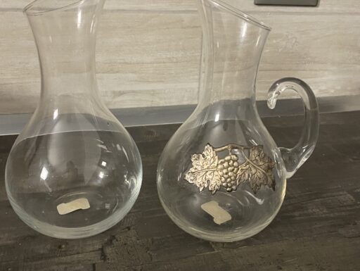 Caraffe acqua e vino