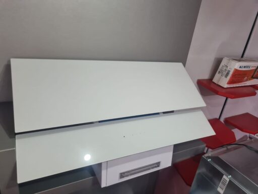 Cappe bianche da 90 cm – luxell – con faretti a led – touch