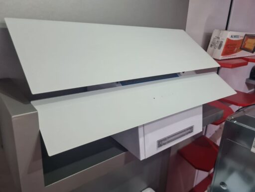 Cappe bianche da 90 cm – luxell – con faretti a led – touch