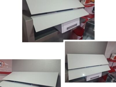 Cappe bianche da 90 cm – luxell – con faretti a led – touch