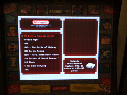 Arcade1up mini cabinato con retropie