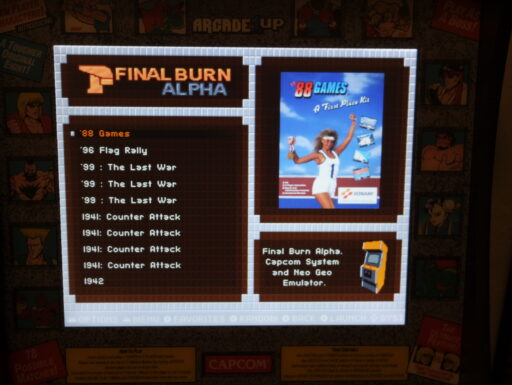 Arcade1up mini cabinato con retropie