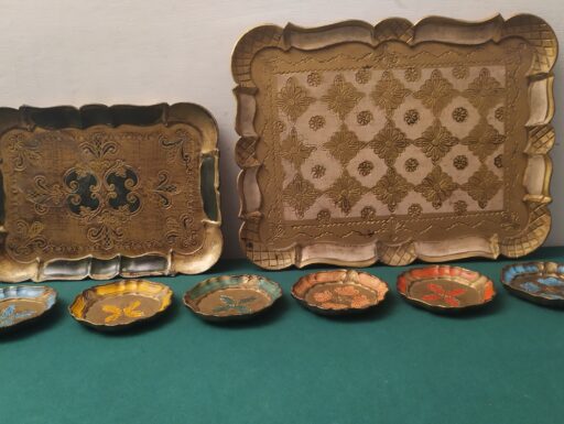 Vassoi rettangolari e sottobicchieri legno