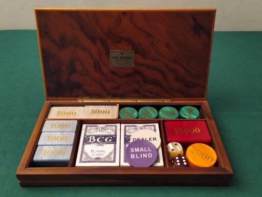 Scatola poker anni 60/70