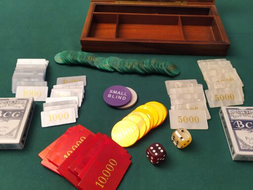 Scatola poker anni 60/70