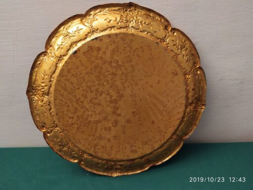 Dipinto olio su piatto primi 900